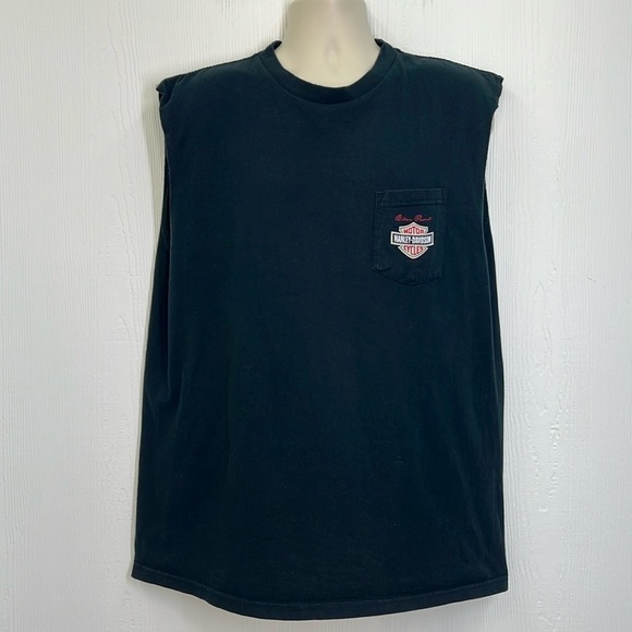 Harley Davidson - 2005 Bald Eagle Pacific Harley Honolulu Hawaii Tank Top SZ XL - Picture 1 of 9